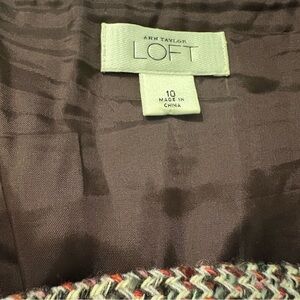 Ann Taylor LOFT Multicolor Knit Skirt